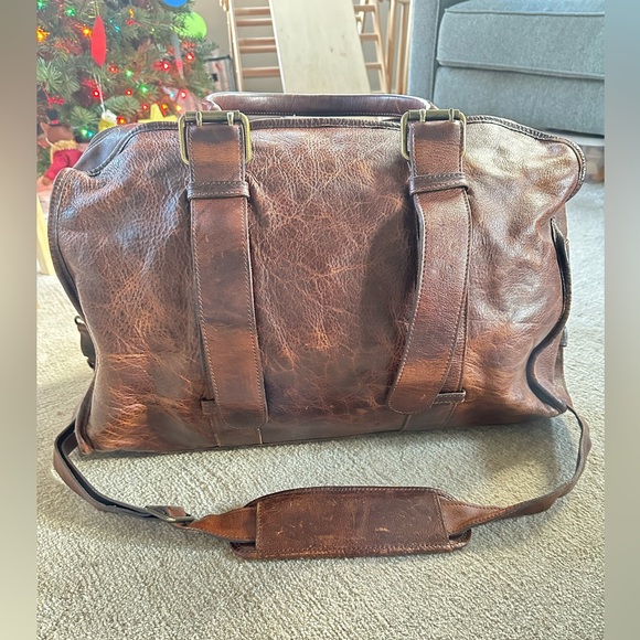 Moore & Giles Other - Vintage Brown Leather Duffel Bag